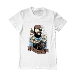 Tricou adler barbat adventure of the sea alb