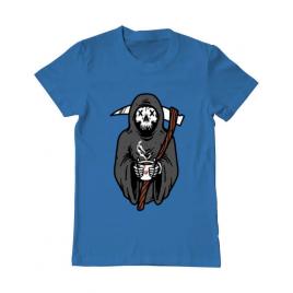 Tricou adler barbat coffee reaper albastru azuriu