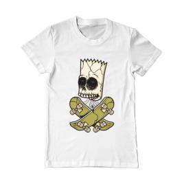 Tricou adler barbat death of skateboarder alb