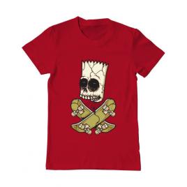 Tricou adler barbat death of skateboarder rosu