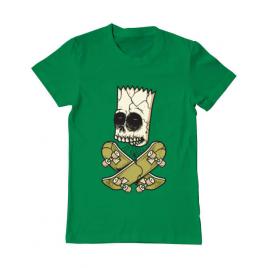 Tricou adler barbat death of skateboarder verde mediu