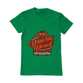 Tricou adler barbat drawing pencil verde mediu