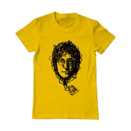 Tricou adler barbat imagine cassette galben