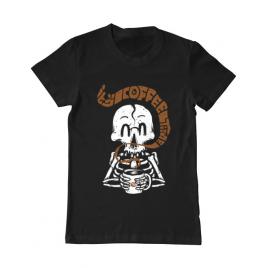 Tricou adler barbat its coffee time negru
