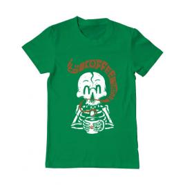 Tricou adler barbat its coffee time verde mediu
