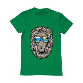 Tricou adler barbat king of summer verde mediu