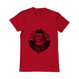 Tricou adler barbat old helmsman rosu