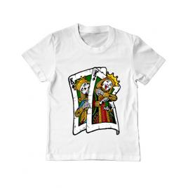 Tricou adler copil card alb