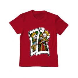 Tricou adler copil card rosu