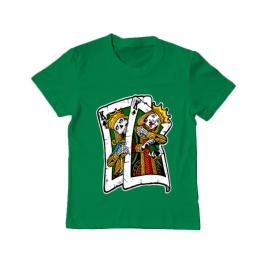 Tricou adler copil card verde mediu