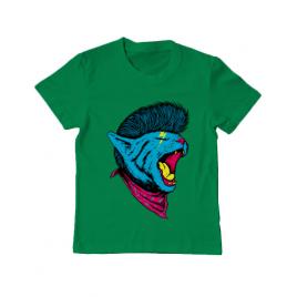 Tricou adler copil cat punk verde mediu