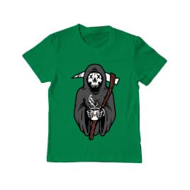 Tricou adler copil coffee reaper verde mediu