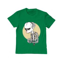Tricou adler copil death of grandfather verde mediu