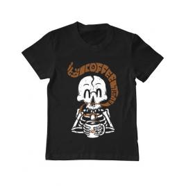 Tricou adler copil its coffee time negru