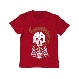 Tricou adler copil its coffee time rosu
