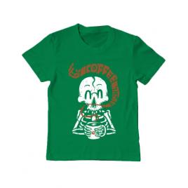 Tricou adler copil its coffee time verde mediu
