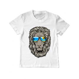 Tricou adler copil king of summer alb