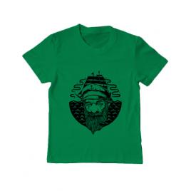 Tricou adler copil old helmsman verde mediu