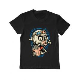 Tricou adler copil skull movie negru