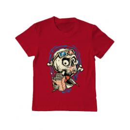 Tricou adler copil skull movie rosu