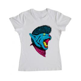 Tricou adler dama cat punk alb