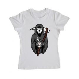 Tricou adler dama coffee reaper alb