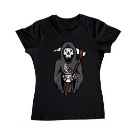 Tricou adler dama coffee reaper negru