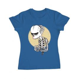 Tricou adler dama death of grandfather albastru azuriu