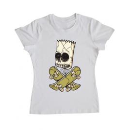 Tricou adler dama death of skateboarder alb