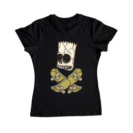 Tricou adler dama death of skateboarder negru