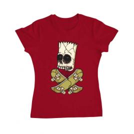 Tricou adler dama death of skateboarder rosu
