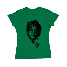 Tricou adler dama imagine cassette verde mediu