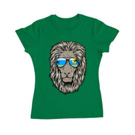 Tricou adler dama king of summer verde mediu