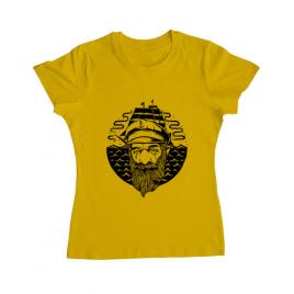 Tricou adler dama old helmsman galben