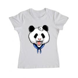 Tricou adler dama panda sailor alb
