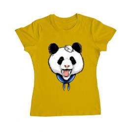 Tricou adler dama panda sailor galben