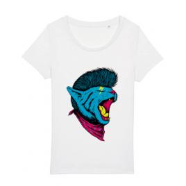Tricou stanley stella dama cat punk alb