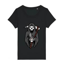 Tricou stanley stella dama coffee reaper negru