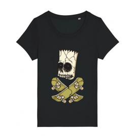 Tricou stanley stella dama death of skateboarder negru