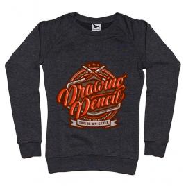 Bluza adler dama drawing pencil negru melanj