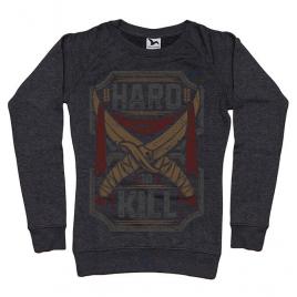 Bluza adler dama hard to kill negru melanj