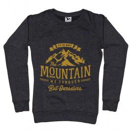 Bluza adler dama its not the mountain we conquer negru melanj