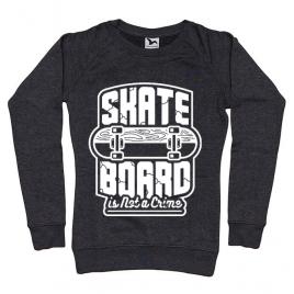 Bluza adler dama skate board negru melanj