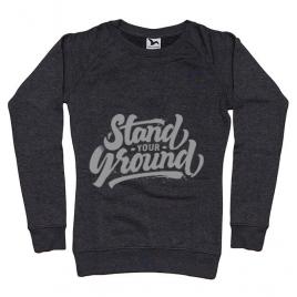 Bluza adler dama stand your ground negru melanj
