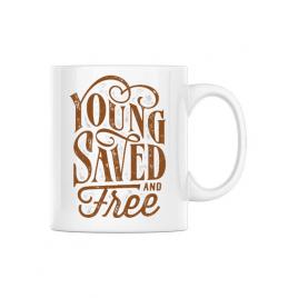 Cana personalizata young saved and free alb