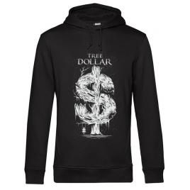 Hoodie barbat cu gluga tree dollar negru
