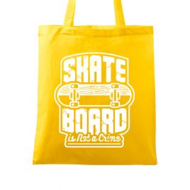 Sacosa din panza skate board galben