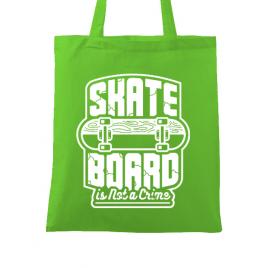 Sacosa din panza skate board verde mar