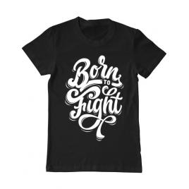 Tricou adler barbat born to fight negru