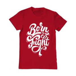 Tricou adler barbat born to fight rosu